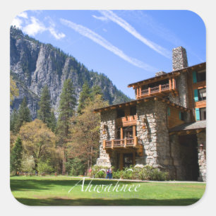 Ahwahnee Square Sticker