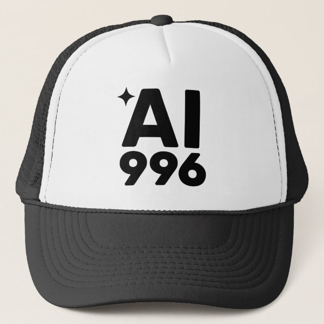 AI 996™ Trucker Hat (Front)