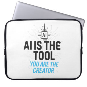 AI Aesthetic Creator: Abstract Co-Creation Digital Laptop Sleeve