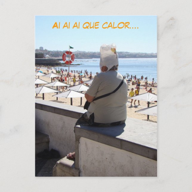 Ai ai ai Que Calor  (spanish, espanol) funny Postcard (Front)