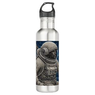 Ai Art Astronaut in Space 710 Ml Water Bottle