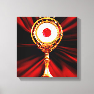 AI Art of A Eucharistic Miracle Canvas Print