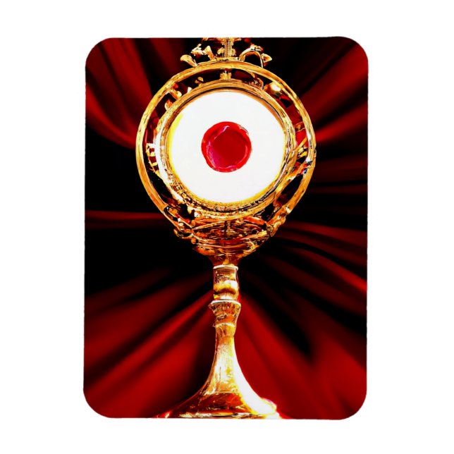 AI Art of A Eucharistic Miracle Magnet (Vertical)