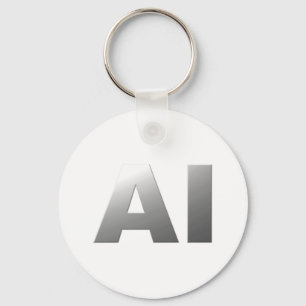 AI artificial intelligence Keychain