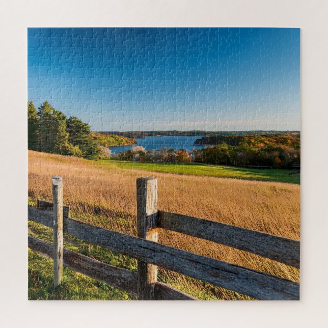 Ai Autumn Reflections Kielder Water Jigsaw Puzzle (Vertical)