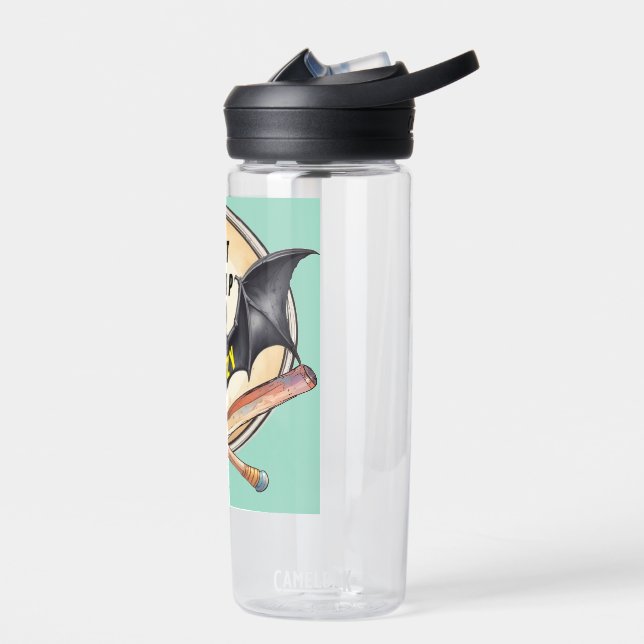 AI Bat Crap Crazy Water Bottle (Left)