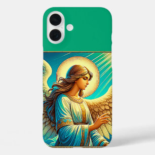AI Beautiful Angel Expressionist Effect iPhone 16 Plus Case