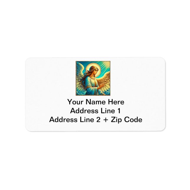 AI Beautiful Angel Expressionist Effect  Label (Front)