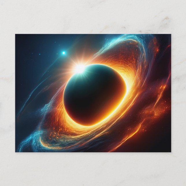AI Black Hole Sun Postcard (Front)