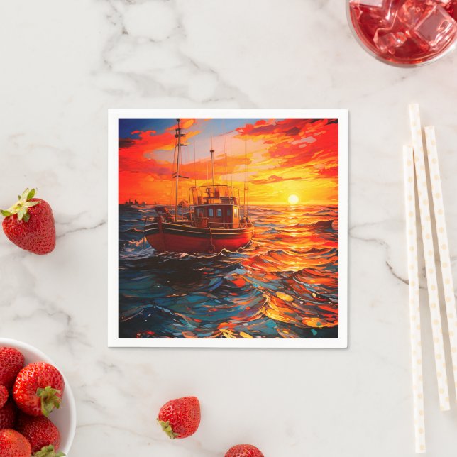 Ai Boat Napkin (Insitu)