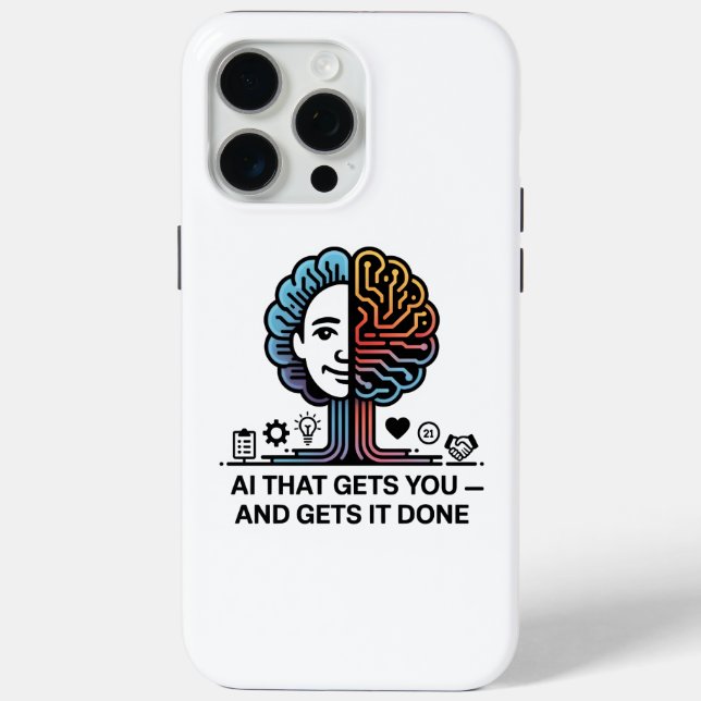AI Brain Tech Design for Innovators Case-Mate iPhone Case (Back)