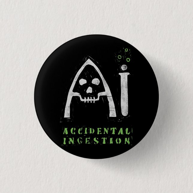 AI Button (Black) (Front)