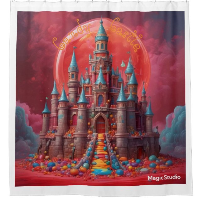AI Candy Castle Douche rideau (Devant)