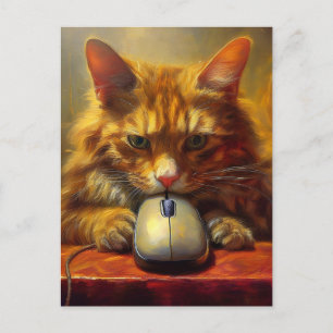 AI Cat Postcard