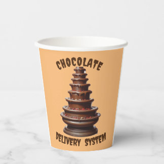 AI Chocolate Delivery System Paper Cup