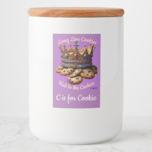 AI Cookie Food Container Label
