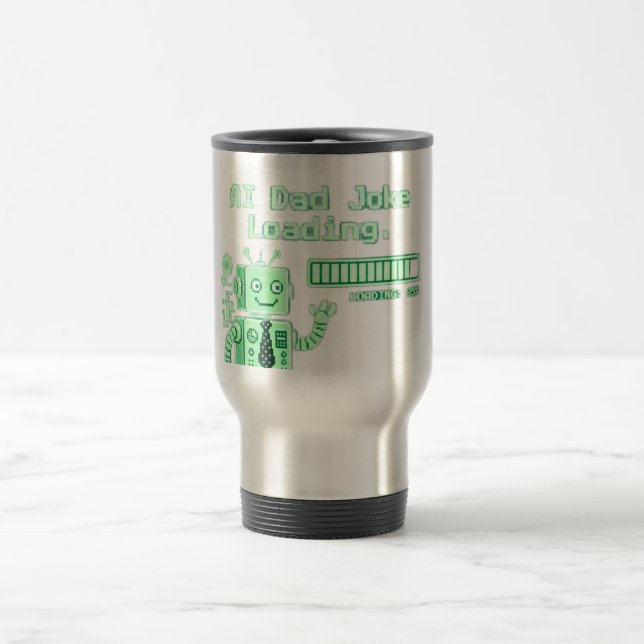 AI Dad Joke Mug Tech Father Coffee Cup (Center)