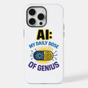 AI Daily Genius – Smart Dose of Intelligence iPhone 15 Pro Max Case