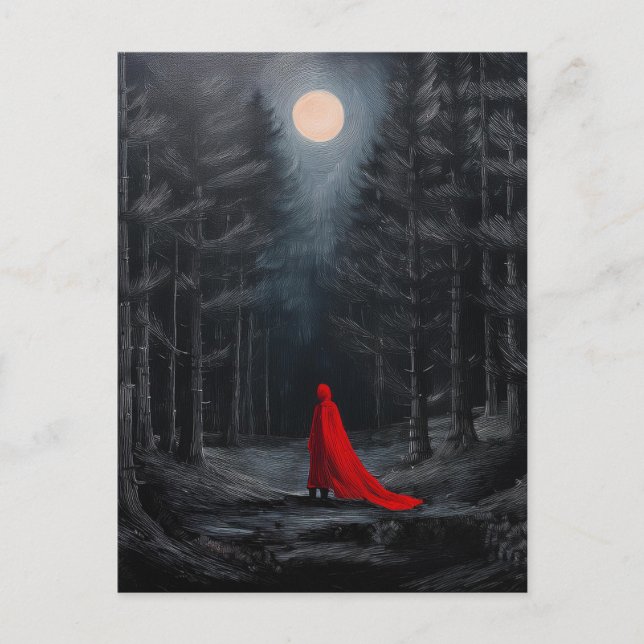 AI dark night Postcard (Front)