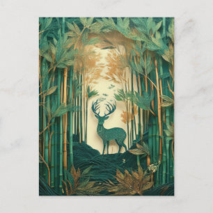 AI Deer Postcard