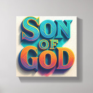 Ai design Son of God Canvas Print