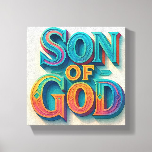 Ai design Son of God Wall Canvas  (Front)