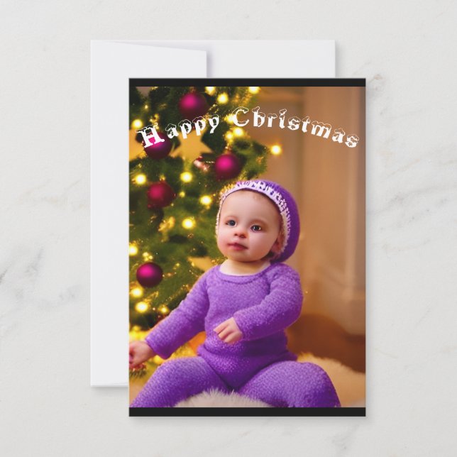 AI Designed Christmas Card (Front)
