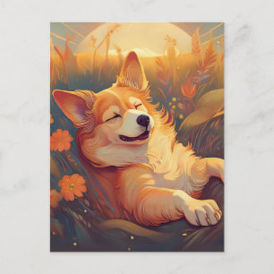AI Dog Postcard