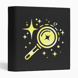 AI emblem Sparkle stars, beacon of the digital era Binder