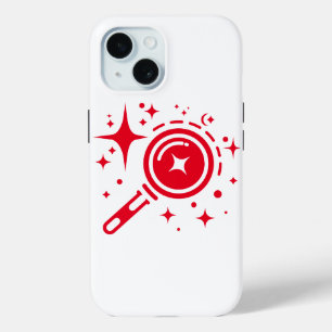 AI emblem Twinkle stars, beacon of the digital age iPhone 15 Case