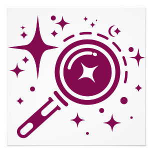 AI emblem Twinkle stars, beacon of the digital age Photo Print