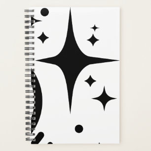 AI emblem Twinkle stars, beacon of the digital age Planner