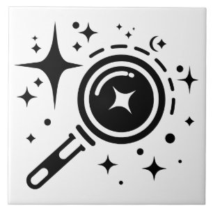 AI emblem Twinkle stars, beacon of the digital age Tile