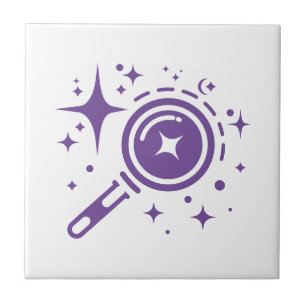 AI emblem Twinkle stars, beacon of the digital age Tile