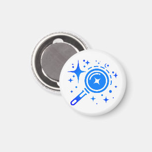 AI emblem Twinkle stars, beacon of the digital era Magnet