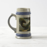 AI Enchanted Tree Dragon Mug Beer Stein