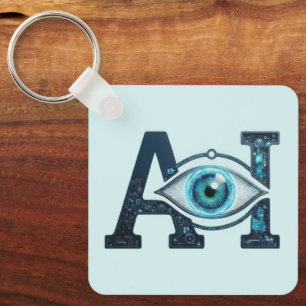 AI Eye Keychain