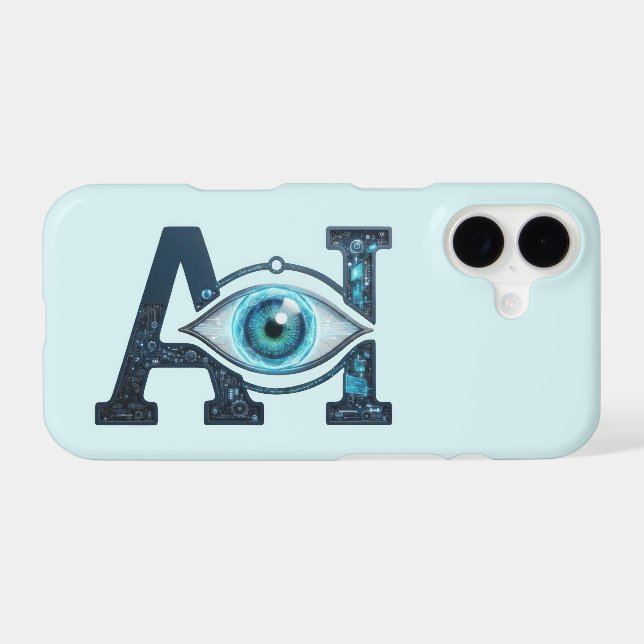 AI Eye Phone Case (Back Horizontal)