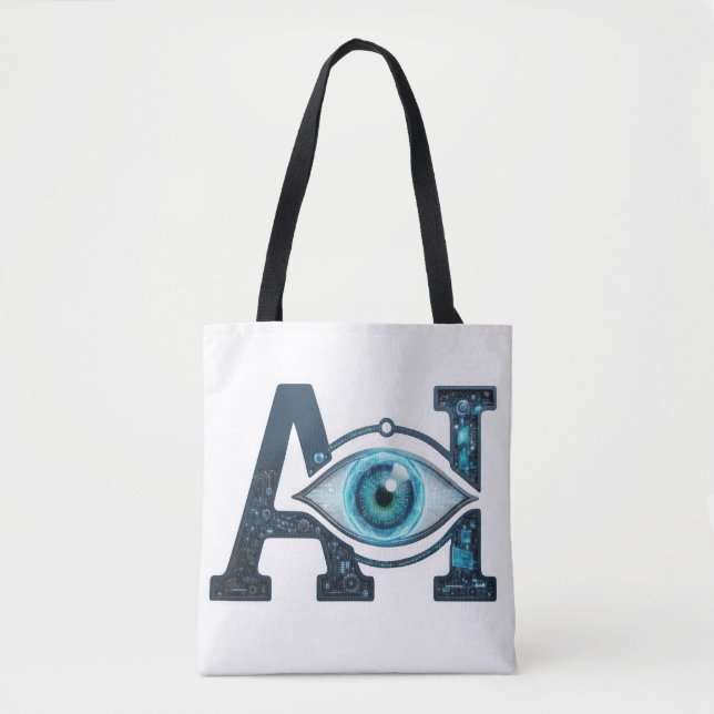 AI Eye Tote Bag (Front)