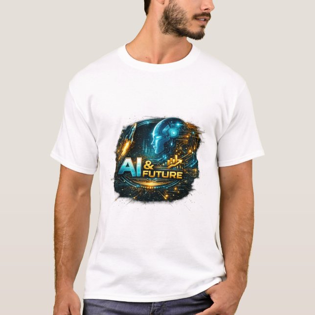 AI & Future – Artificial Intelligence Vision  T-Shirt (Front)