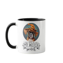 AI generated| Boxer| Halloween Witch