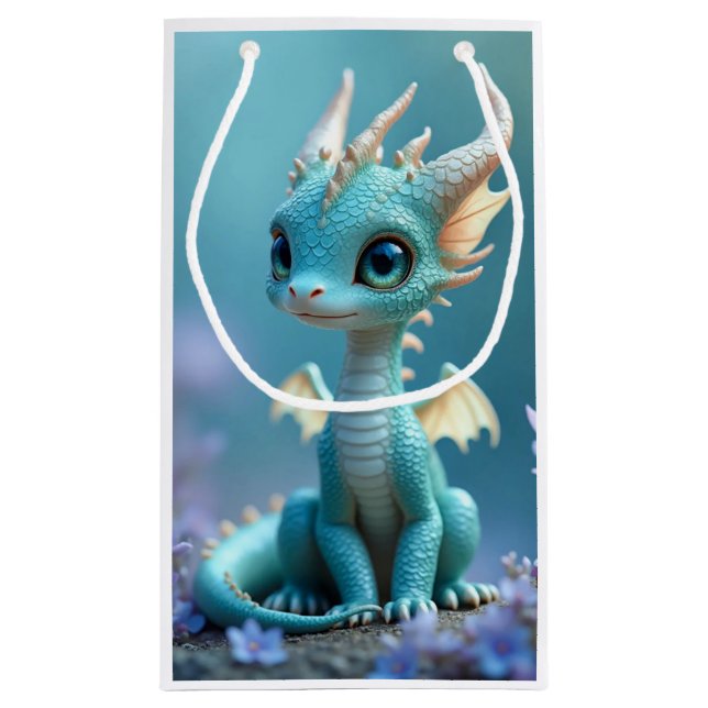 AI-Generated Little Dragon Gift Bag (Back)