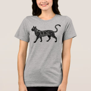 AI-Generated Nature Cat Vector Graphic Tee
