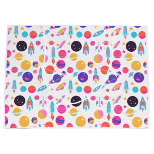 AI Generated Space Patterned Gift Bag