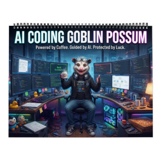 AI Goblin Possum Coding 2027-2028 Calendar