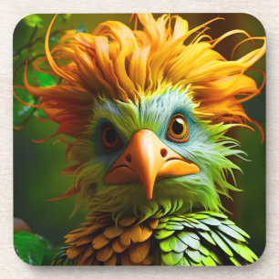 Ai Green Bird Coaster