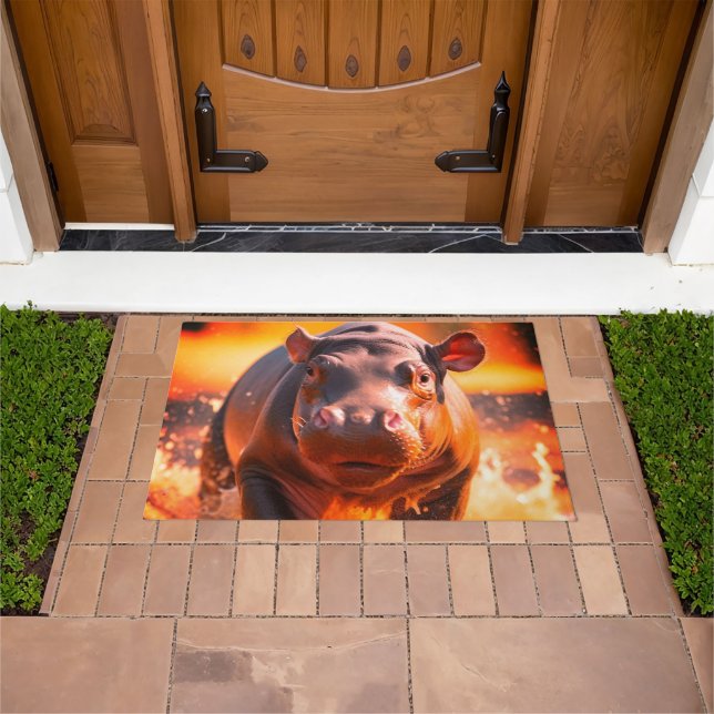 Ai Hippo Doormat (Outdoor)