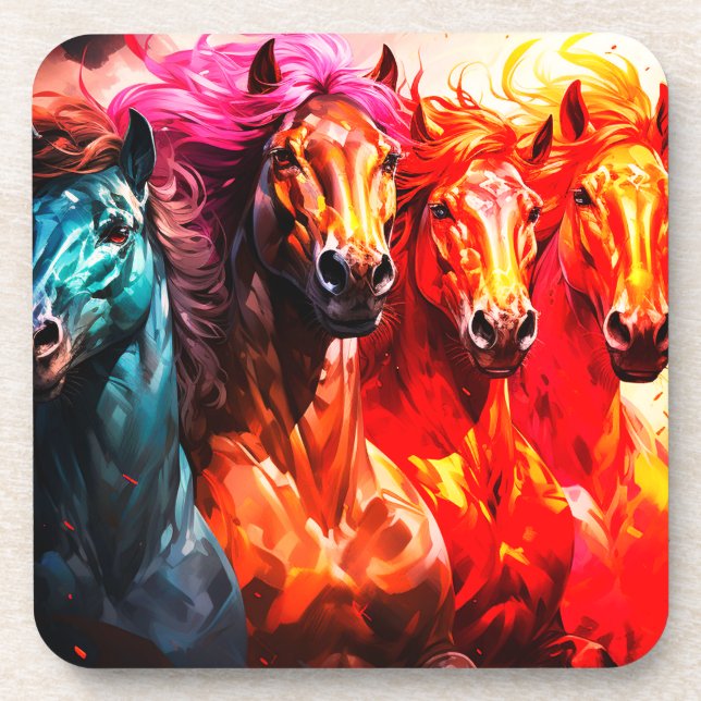 Ai Horses Coaster (Front)