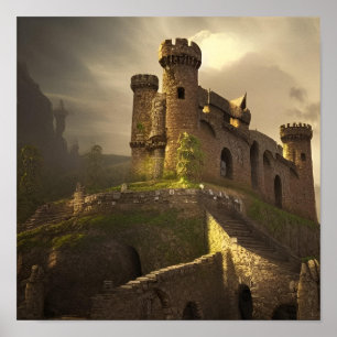 AI Imaginaires châteaux #01 Poster