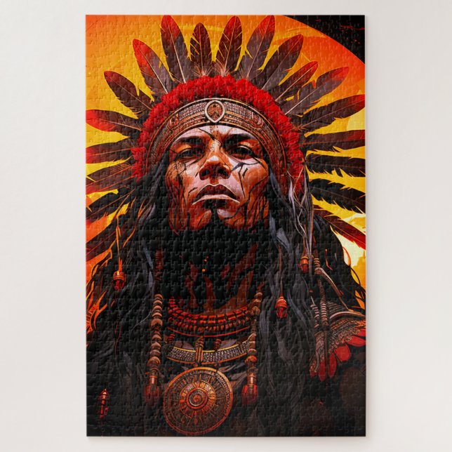 Ai Indian Art Jigsaw Puzzle (Vertical)